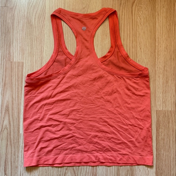 Lululemon Swiftly Tech Racerback Tank Top 2.0 *Race Length Solar Orange - Picture 6 of 6